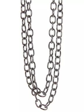 New 30” Metal Gallery
Plated Hematite Cable Chain Necklace - 30"